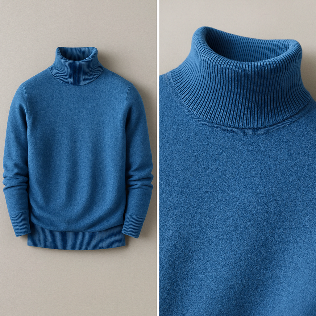 Men’s Classic Soft Knit Turtleneck Sweater