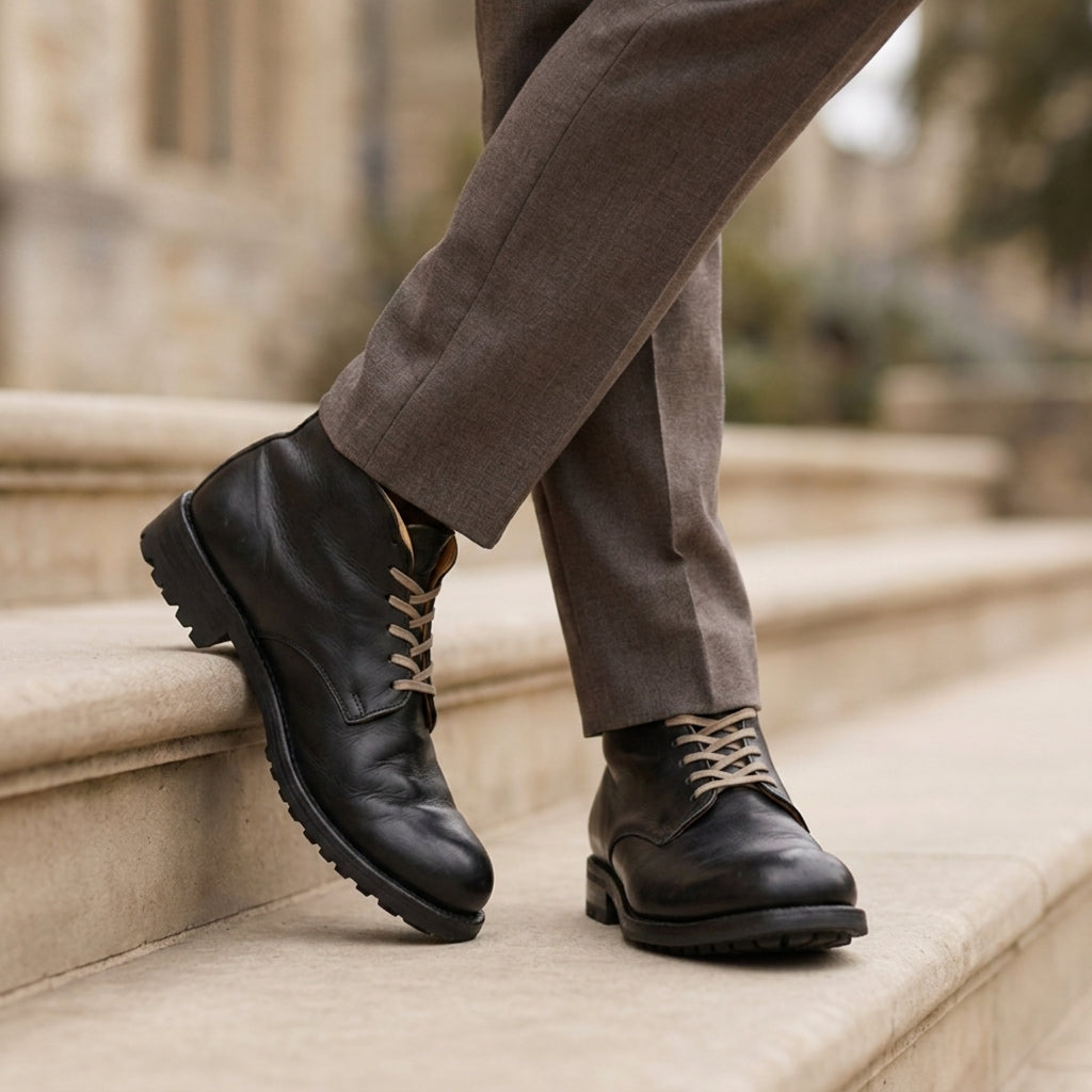 Men’s Classic Lace-Up Ankle Boots