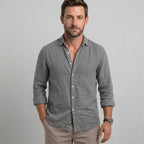 Men’s Long Sleeve Linen Shirt