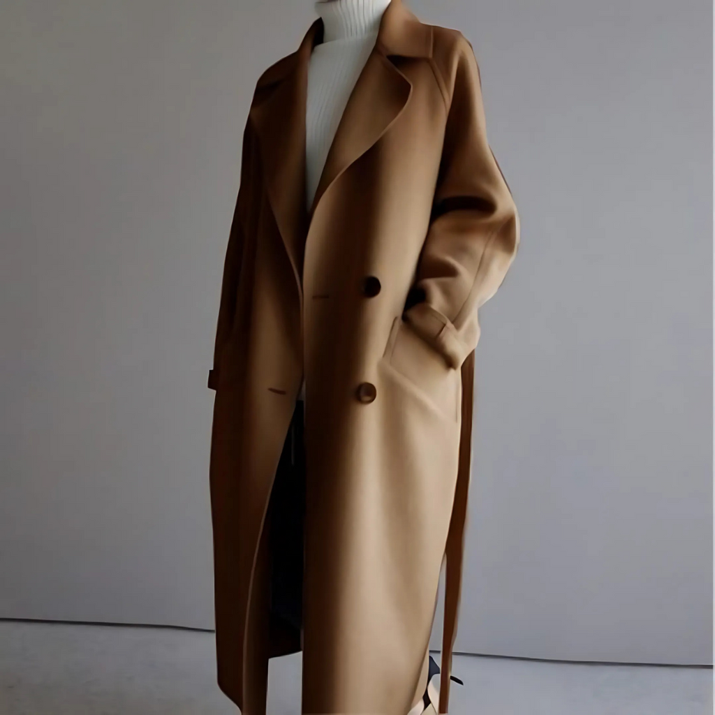 Women’s Oversized Belted Maxi Wrap Coat