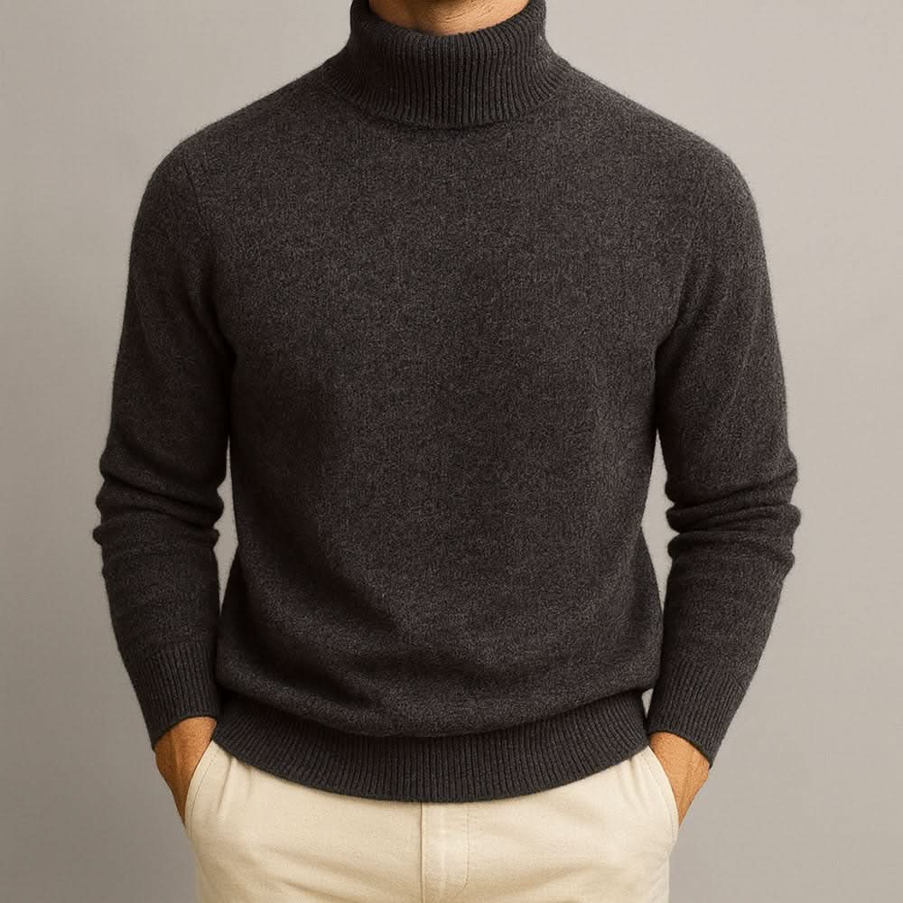 Men’s Classic Soft Knit Turtleneck Sweater