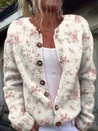 Women's Button-Front Knit Cardigan