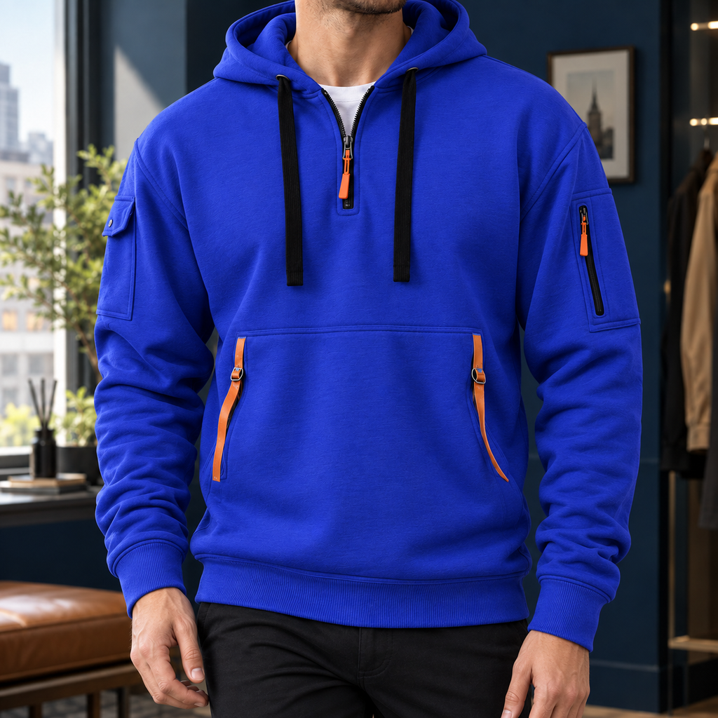 Men’s Quarter-Zip Utility Hoodie