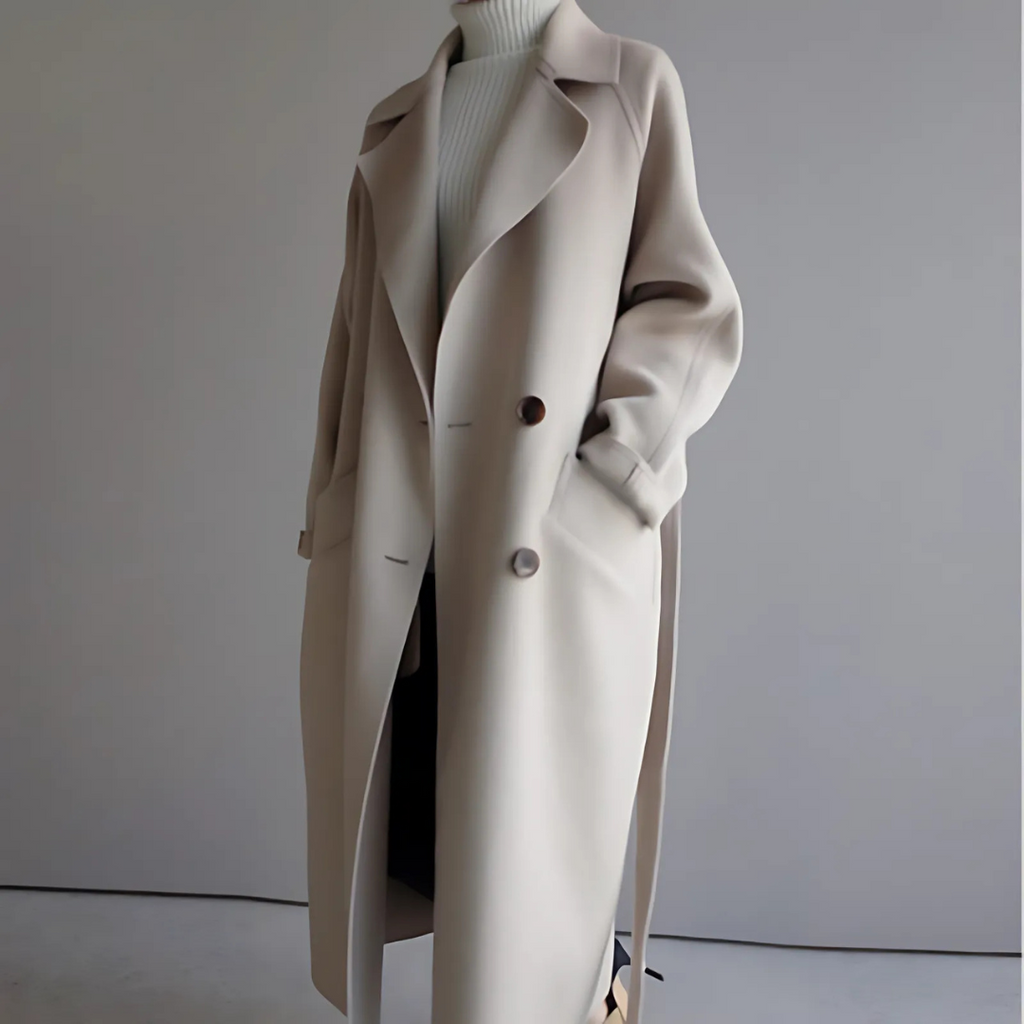 Women’s Oversized Belted Maxi Wrap Coat