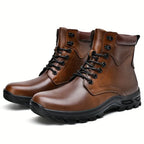 Men’s Lace-Up High-Top Combat Boots