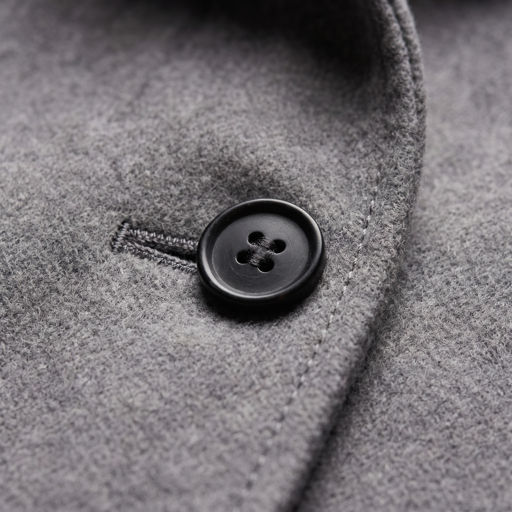 Women’s Funnel Collar Single-Breasted Coat