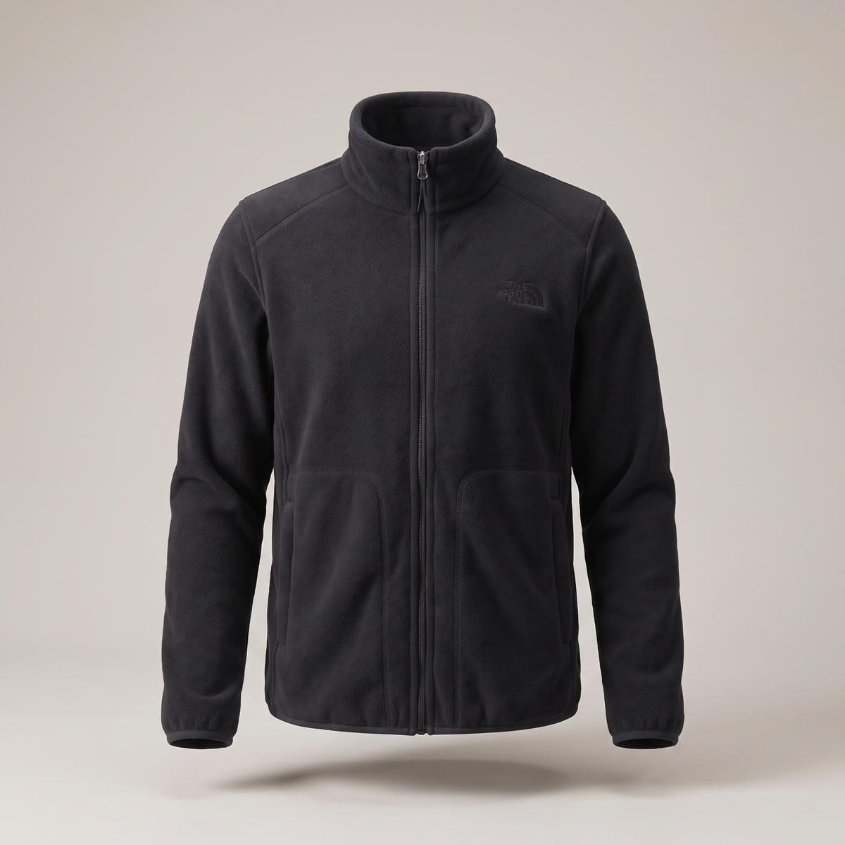 Men’s Full-Zip Fleece Jacket with Stand Collar